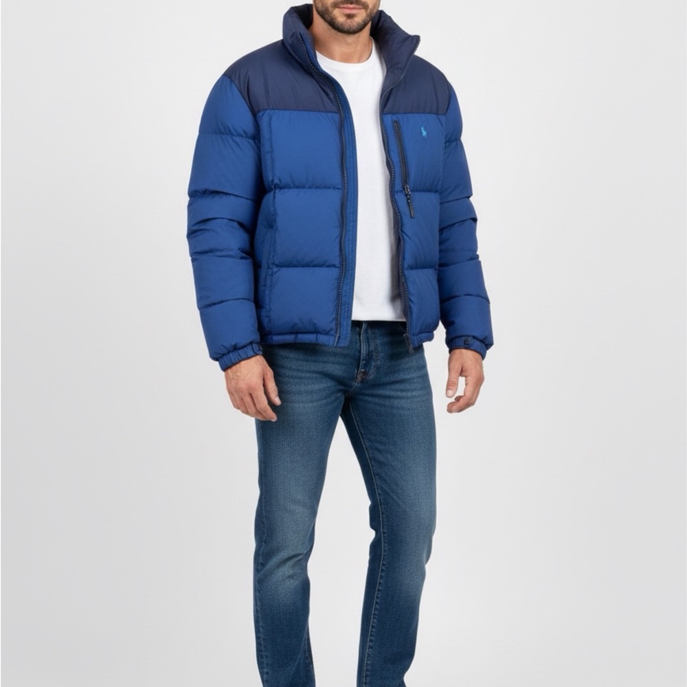 Ralph Lauren Navy and Blue Down Puffer Jacket #99
